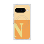 プレミアムスクエアケース with Pixelsnap［ オリジナル - initial two tone - N orange ］