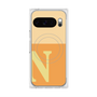 プレミアムスクエアケース with Pixelsnap［ オリジナル - initial two tone - N orange ］
