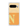 プレミアムスクエアケース with Pixelsnap［ オリジナル - initial two tone - N orange ］