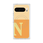 プレミアムスクエアケース with Pixelsnap［ オリジナル - initial two tone - N orange ］