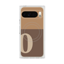 プレミアムスクエアケース with Pixelsnap［ オリジナル - initial two tone - O brown ］