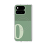 プレミアムスクエアケース with Pixelsnap［ オリジナル - initial two tone - O green ］