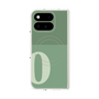 プレミアムスクエアケース with Pixelsnap［ オリジナル - initial two tone - O green ］
