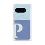 プレミアムスクエアケース with Pixelsnap［ オリジナル - initial two tone - P blue ］