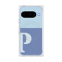 プレミアムスクエアケース with Pixelsnap［ オリジナル - initial two tone - P blue ］
