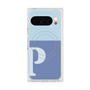 プレミアムスクエアケース with Pixelsnap［ オリジナル - initial two tone - P blue ］