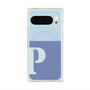 プレミアムスクエアケース with Pixelsnap［ オリジナル - initial two tone - P blue ］