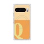 プレミアムスクエアケース with Pixelsnap［ オリジナル - initial two tone - Q orange ］