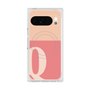 プレミアムスクエアケース with Pixelsnap［ オリジナル - initial two tone - Q pink ］
