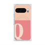 プレミアムスクエアケース with Pixelsnap［ オリジナル - initial two tone - Q pink ］