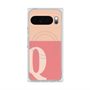 プレミアムスクエアケース with Pixelsnap［ オリジナル - initial two tone - Q pink ］
