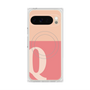 プレミアムスクエアケース with Pixelsnap［ オリジナル - initial two tone - Q pink ］