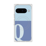 プレミアムスクエアケース with Pixelsnap［ オリジナル - initial two tone - Q blue ］
