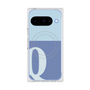 プレミアムスクエアケース with Pixelsnap［ オリジナル - initial two tone - Q blue ］