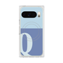プレミアムスクエアケース with Pixelsnap［ オリジナル - initial two tone - Q blue ］