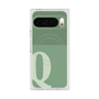 プレミアムスクエアケース with Pixelsnap［ オリジナル - initial two tone - Q green ］