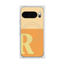 プレミアムスクエアケース with Pixelsnap［ オリジナル - initial two tone - R orange ］