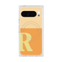 プレミアムスクエアケース with Pixelsnap［ オリジナル - initial two tone - R orange ］