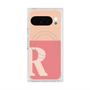プレミアムスクエアケース with Pixelsnap［ オリジナル - initial two tone - R pink ］