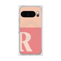 プレミアムスクエアケース with Pixelsnap［ オリジナル - initial two tone - R pink ］