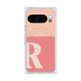 プレミアムスクエアケース with Pixelsnap［ オリジナル - initial two tone - R pink ］