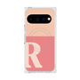 プレミアムスクエアケース with Pixelsnap［ オリジナル - initial two tone - R pink ］