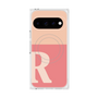 プレミアムスクエアケース with Pixelsnap［ オリジナル - initial two tone - R pink ］