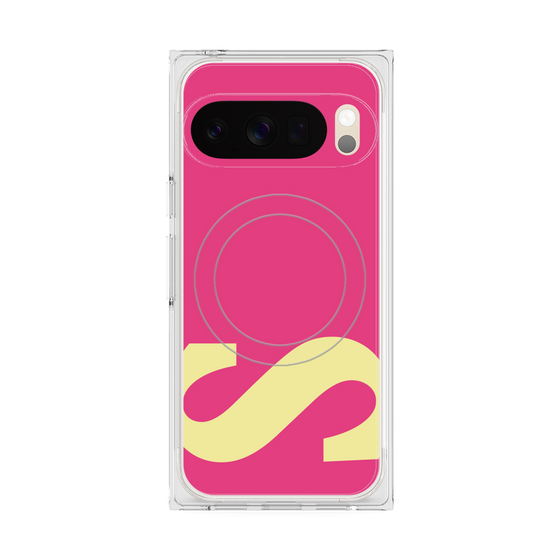 プレミアムスクエアケース with Pixelsnap［ オリジナル - initial color - S pink ］