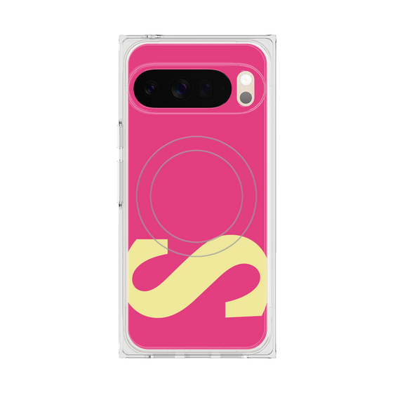 プレミアムスクエアケース with Pixelsnap［ オリジナル - initial color - S pink ］