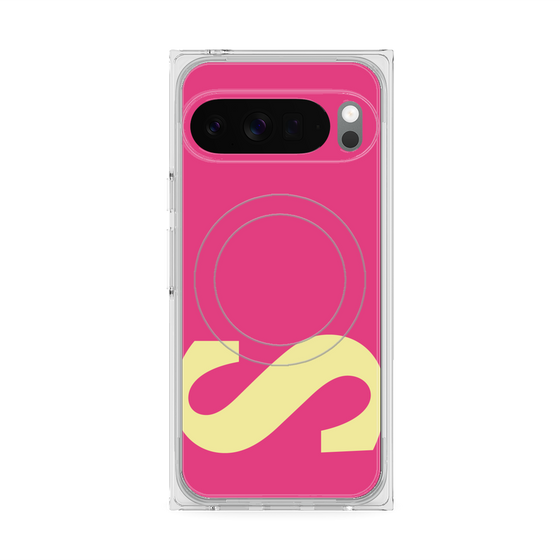 プレミアムスクエアケース with Pixelsnap［ オリジナル - initial color - S pink ］