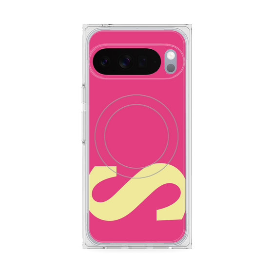 プレミアムスクエアケース with Pixelsnap［ オリジナル - initial color - S pink ］