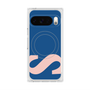 プレミアムスクエアケース with Pixelsnap［ オリジナル - initial color - S navy ］