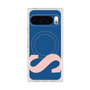 プレミアムスクエアケース with Pixelsnap［ オリジナル - initial color - S navy ］