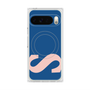 プレミアムスクエアケース with Pixelsnap［ オリジナル - initial color - S navy ］
