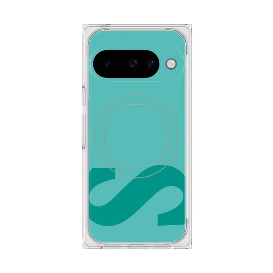 プレミアムスクエアケース with Pixelsnap［ オリジナル - initial color - S light green ］
