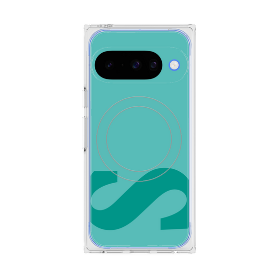 プレミアムスクエアケース with Pixelsnap［ オリジナル - initial color - S light green ］