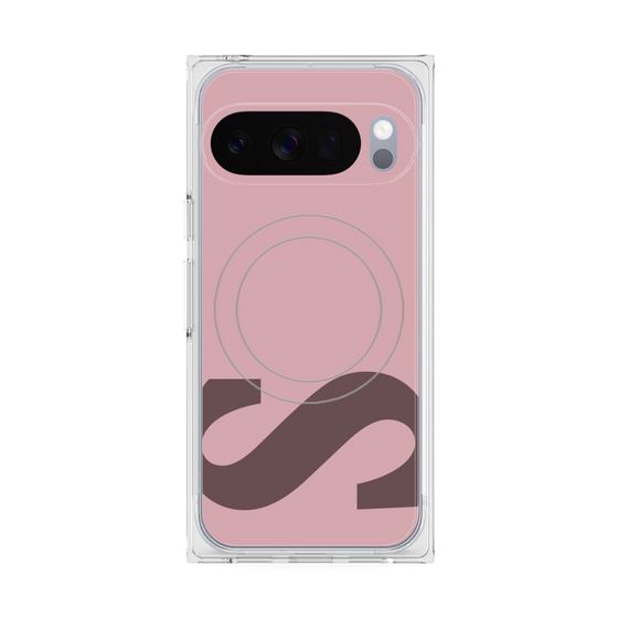 プレミアムスクエアケース with Pixelsnap［ オリジナル - initial color - S dusty pink ］