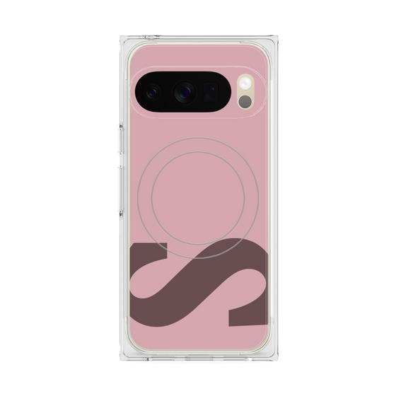 プレミアムスクエアケース with Pixelsnap［ オリジナル - initial color - S dusty pink ］