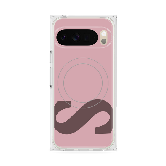 プレミアムスクエアケース with Pixelsnap［ オリジナル - initial color - S dusty pink ］