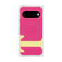 プレミアムスクエアケース with Pixelsnap［ オリジナル - initial color - T pink ］