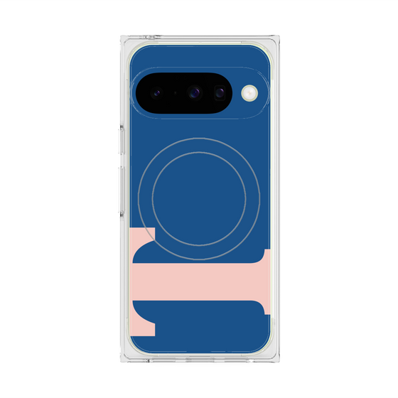 プレミアムスクエアケース with Pixelsnap［ オリジナル - initial color - T navy ］
