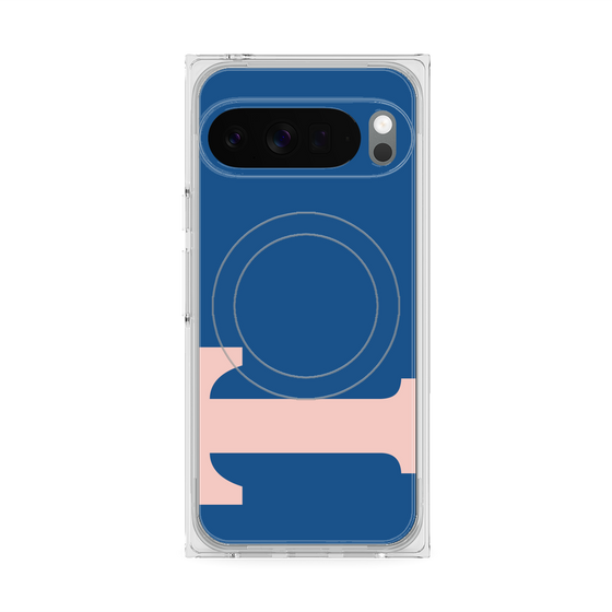 プレミアムスクエアケース with Pixelsnap［ オリジナル - initial color - T navy ］