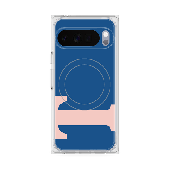プレミアムスクエアケース with Pixelsnap［ オリジナル - initial color - T navy ］