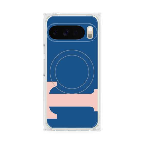 プレミアムスクエアケース with Pixelsnap［ オリジナル - initial color - T navy ］