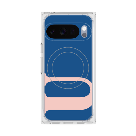 プレミアムスクエアケース with Pixelsnap［ オリジナル - initial color - U navy ］