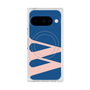 プレミアムスクエアケース with Pixelsnap［ オリジナル - initial color - W navy ］