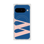 プレミアムスクエアケース with Pixelsnap［ オリジナル - initial color - W navy ］