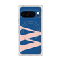 プレミアムスクエアケース with Pixelsnap［ オリジナル - initial color - W navy ］