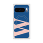 プレミアムスクエアケース with Pixelsnap［ オリジナル - initial color - W navy ］