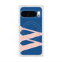 プレミアムスクエアケース with Pixelsnap［ オリジナル - initial color - W navy ］